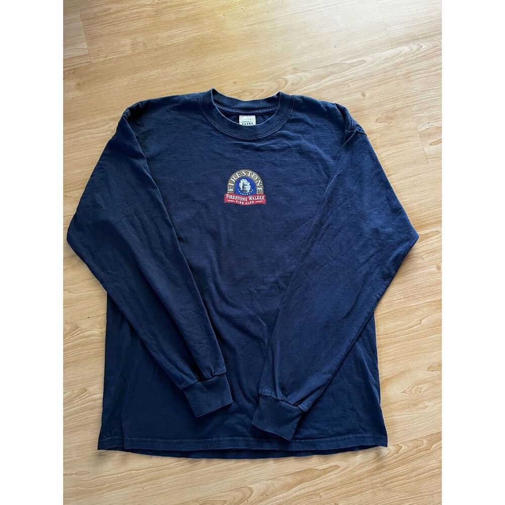 california beer firestone double barrel ale long sleeve graphic tee mens